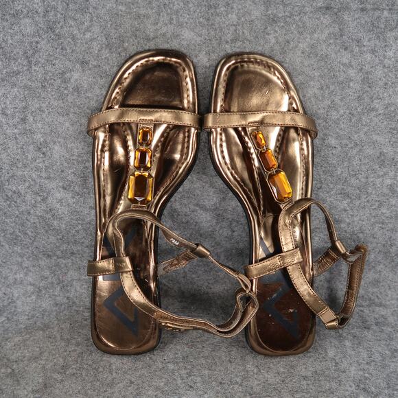 Anne Klein Shoes Womens 7.5 Dress Sandals Wedge Adjustable Strap Open Toe Maloah - Picture 6 of 14